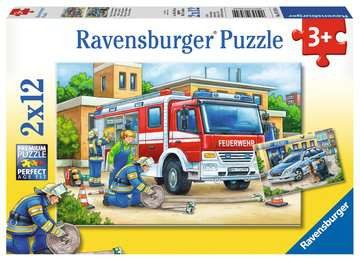 Puzzle - Polizei und Feuerwehr - 2x12 Teile