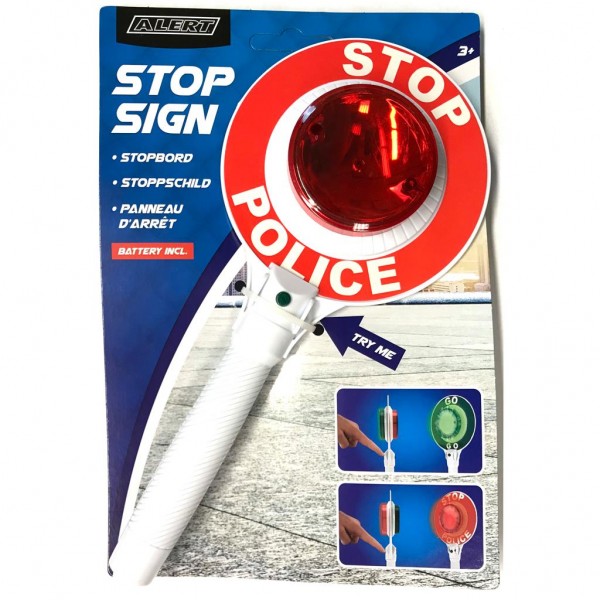 Stop `n Go Police-Kelle grün rot