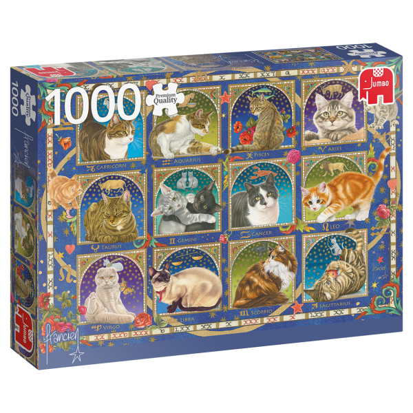 Premium Collection – Francien, Horoskop-Katzen (1000 Teile)