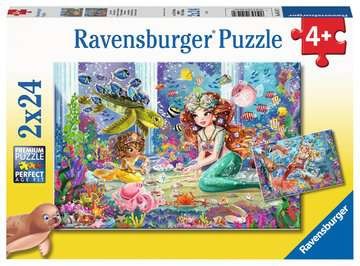 Puzzle - Zauberhafte Meerjungfrauen - 2x24 Teile