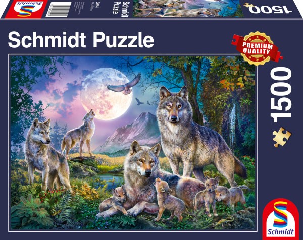 Puzzle: Wölfe, 1500Teile