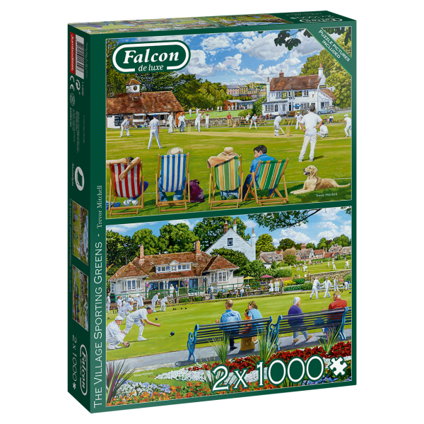 Falcon – The Village Sporting Greens (2×1000 Teile)
