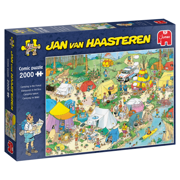 Jan van Haasteren – Camping im Wald (2000 Teile)