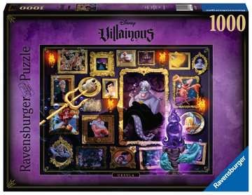 Puzzle 1000 Teile - Disney Villainous Ursula - Die beliebten Charaktere aus Arielle
