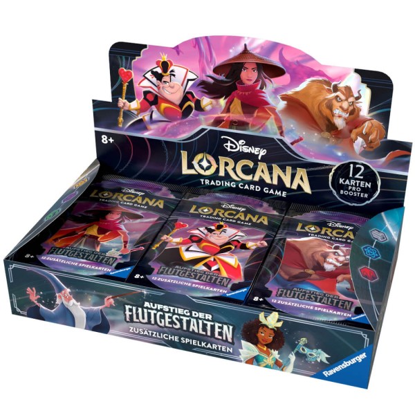 Disney Lorcana: Aufstieg der Flutgestalten - Original Display mit 24 Booster Packs (Deutsch)