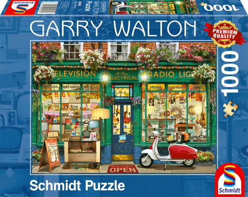 Puzzle: Elektronik-Shop von Garry Walton, 1000Teile
