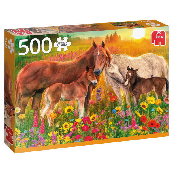 Premium Collection – Pferde auf der Weide (500 Teile)