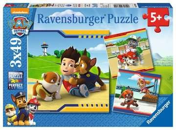 Kinderpuzzle - Helden mit Fell 3x49 Teile PAW Patrol