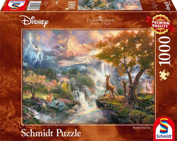 Puzzle: Disney Bambi, 1000 Teile