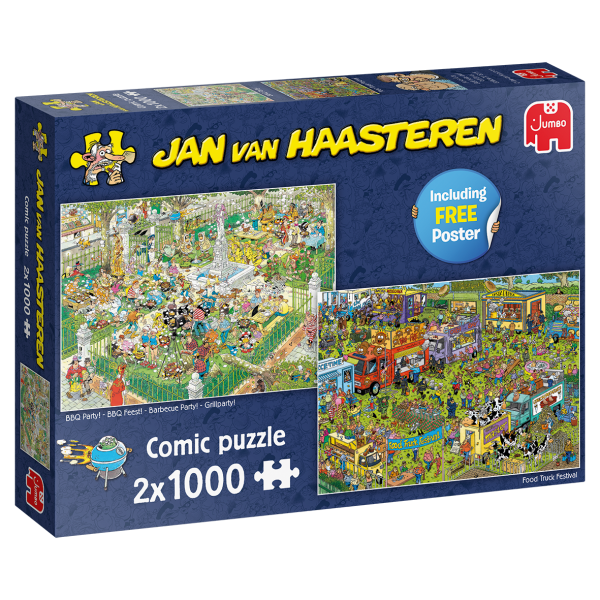 Jan van Haasteren – Food Festival (2×1000 Teile)