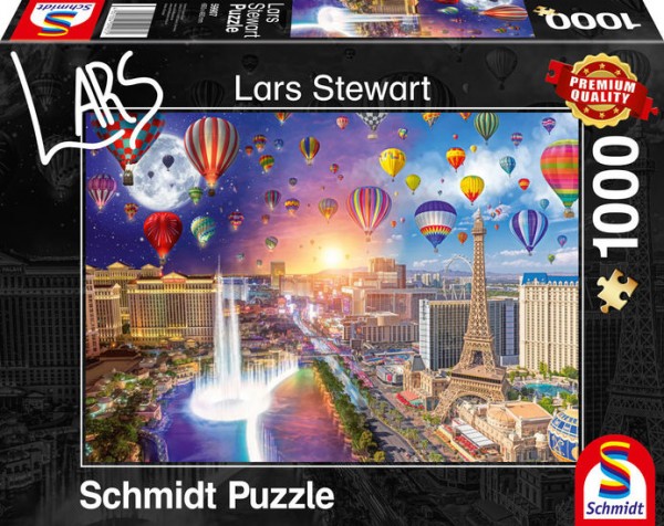 Puzzle: Las Vegas, Night and Day, 1000Teile