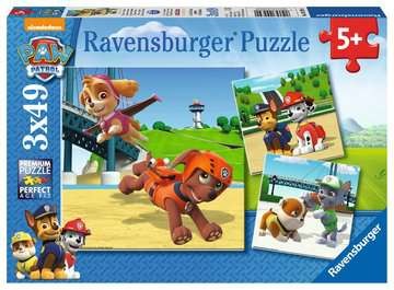 Kinderpuzzle - Paw Patrol - Team auf 4 Pfoten - 3x49 Teile