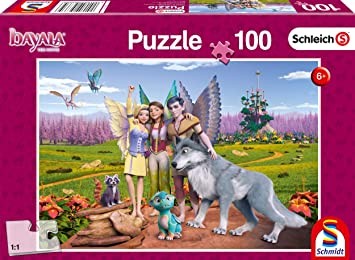 Puzzle: Schleich Bayala®, Land der Elfen und Drachen, 100 Teile