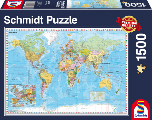 Puzzle: Die Welt, 1500Teile