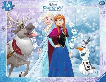 Rahmenpuzzle - Frozen Anna und Elsa - 40 Teile