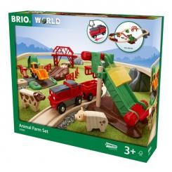 Großes BRIO Bahn Bauernhof-Set 33984