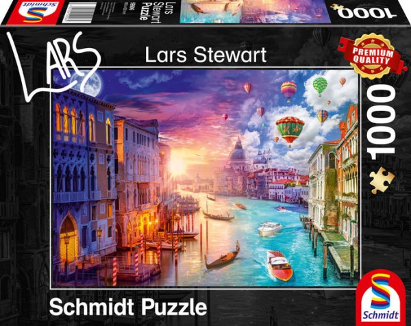 Puzzle: Venedig, Night and Day, 1000Teile