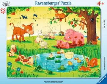 Rahmenpuzzle - Kinderpuzzle - Kleine Tierfreunde - 42 Teile