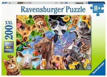 Kinderpuzzle - Lustige Bauernhoftiere - 200 Teile