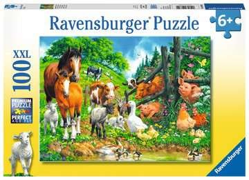 Puzzle - Versammlung der Tiere - 100 Teile