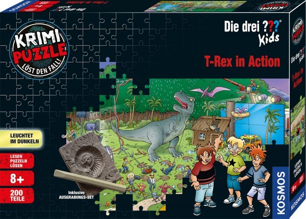 Kosmos Krimipuzzle Die drei ??? Kids T-Rex