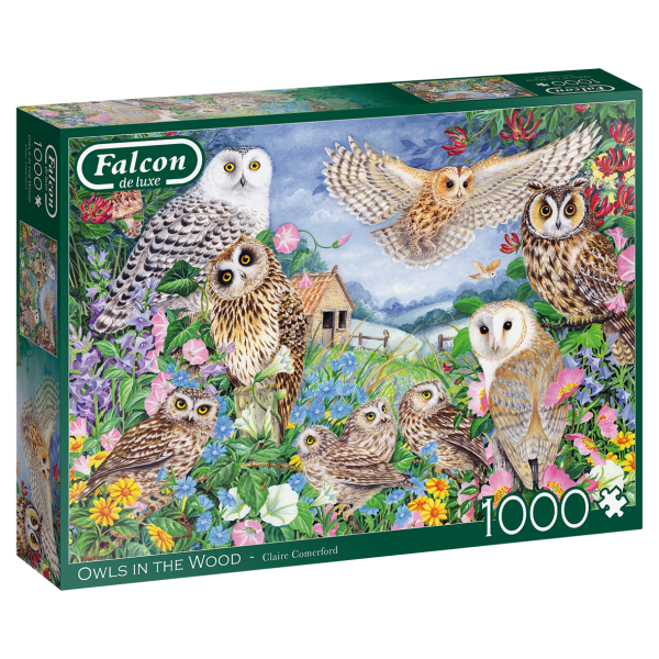 Falcon – Owls in the Wood (1000 Teile)