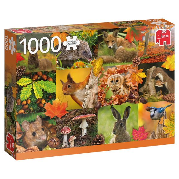 Premium Collection – Tiere im Herbst (1000 Teile)