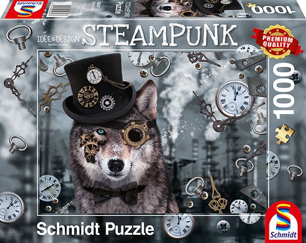 Puzzle: Steampunk Wolf, 1000 Teile