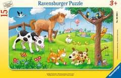 Kinderpuzzle - Knuffige Tierfreunde 15p