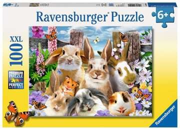 Puzzle - Hasen-Selfie - 100 Teile