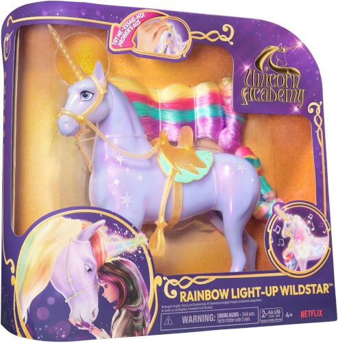 Unicorn Academy Rainbow Light Up Wildstar 28 cm