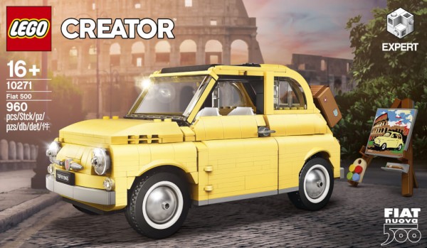 Lego Creator Fiat Nuova 500 Gelb 10271