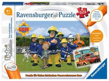 tiptoi für kleine Entdecker: Feuerwehrmann Sam - 2x24 Teile Puzzle