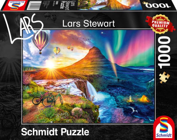 Puzzle: Island, Night and Day, 1000Teile