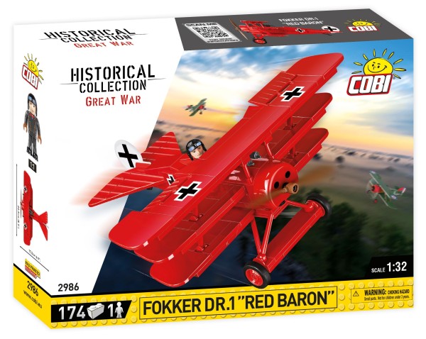 Militaerflugzeug "Red Baron" Fokker Dr.1