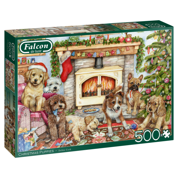 Falcon – Christmas Puppies (500 Teile)