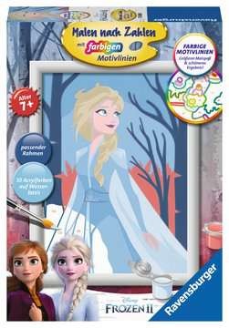 Malen nach Zahlen - Elsa - Eiskönigin 2