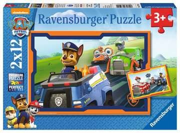 Puzzle - Paw Patrol im Einsatz - 2x12 Teile