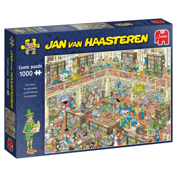 Jan van Haasteren – Die Bibliothek (1000 Teile)