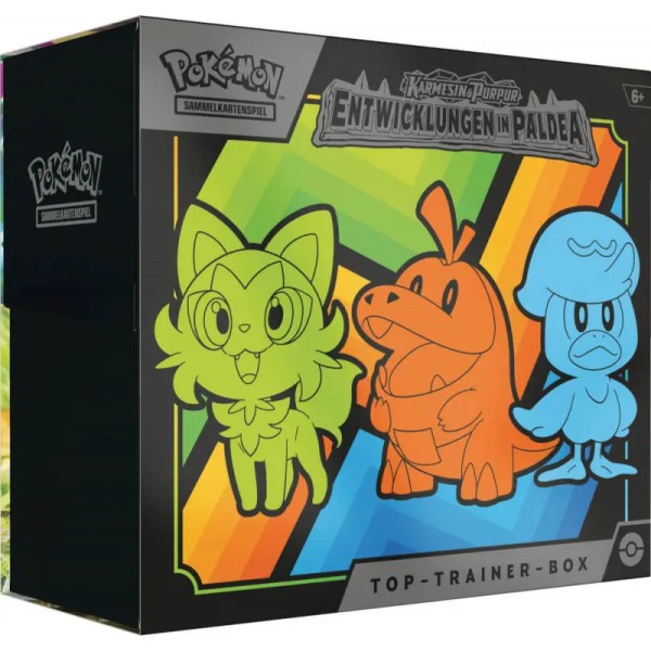 Pokémon Karmesin & Purpur 02 Top-Trainer Box