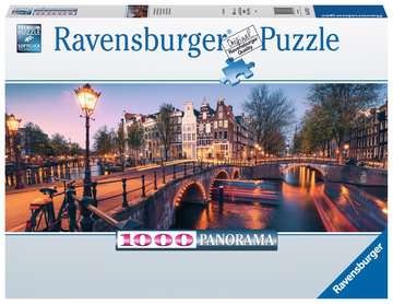 Puzzle - Abend in Amsterdam - 1000 Teile