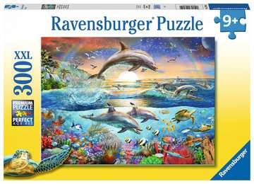 Kinderpuzzle - Delfinparadies - 300 Teile